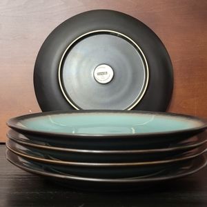 Thira Teal Dinner Plate By Home